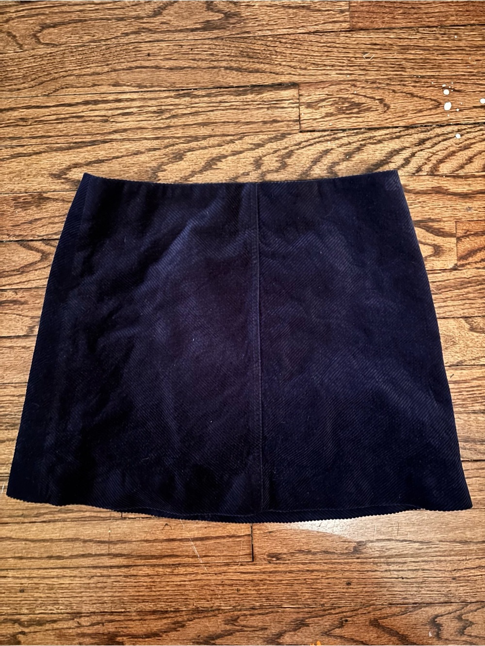 J. Crew Navy Mini Skirt - Clean A-Line Corduroy